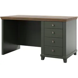 SCHREIBTISCH EVOLETTA 140x70x77 cm Bürotisch Computertisch, Hellgrün