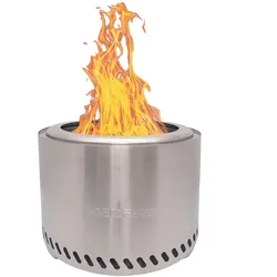 RedFire Pellet-Feuerstelle Volcano Extra Large – 304 Edelstahl – Ø49,5 cm – Höhe 36 cm – rostfreier Stahl