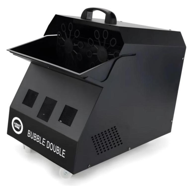 Light4Me BUBBLE DOUBLE wyrzutnia baniek 300W czarny (BUBBLE DOUBLE)