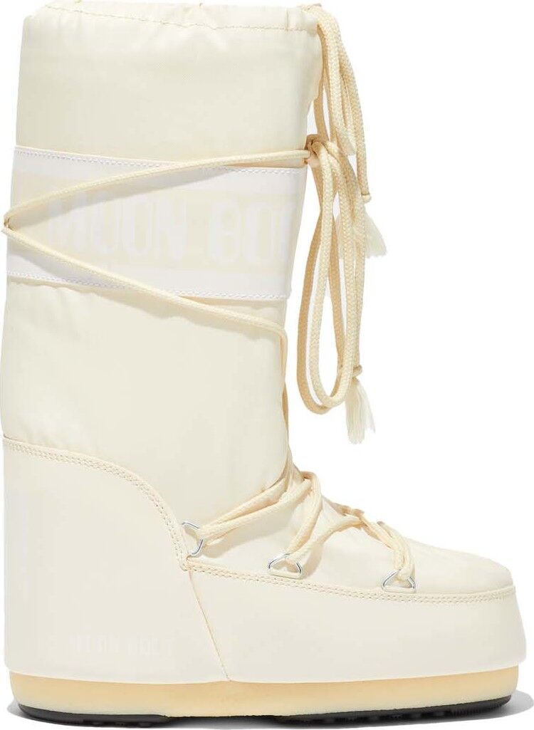 Moon Boot Unisex Icon Nylon Cream, 42/44