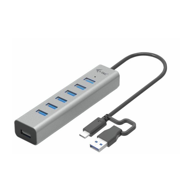I-Tec USB-C Charging Metal HUB 7 Port ohne Netzteil