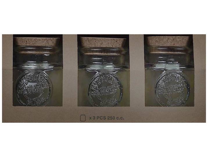 Vorratsglas Set 0.25L 3 teilig