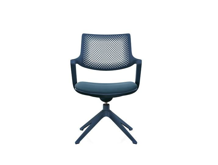 FLEX CHAIR V - Besucherstuhl Konferenzstuhl Dunkelblau