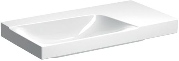 Geberit Xeno² Waschtisch 500534011 90x48cm, weiß KeraTect,Ablage rechts,ohne Hahnloch