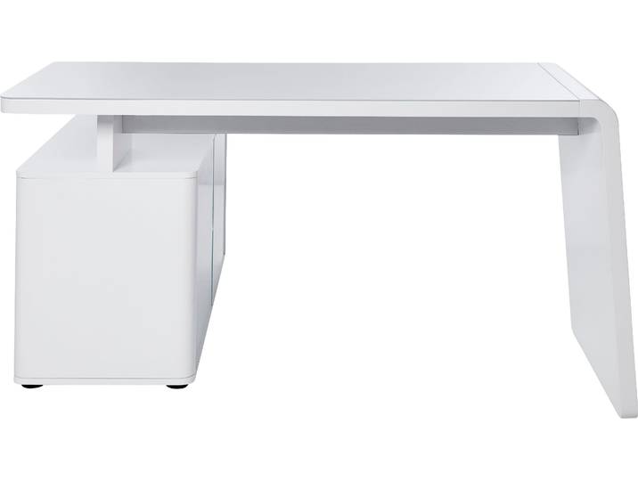 Eckschreibtisch JAHNKE CSL 465 , weiss (weiß matt), B:154cm H:76cm T:60cm, Tische, Eckschreibtisch
