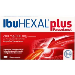 Ibuhexal Plus Paracetamol 200 mg/500 mg Fta 10 ST