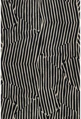 Momeni Xander Contemporary Black Geometric Area Rug