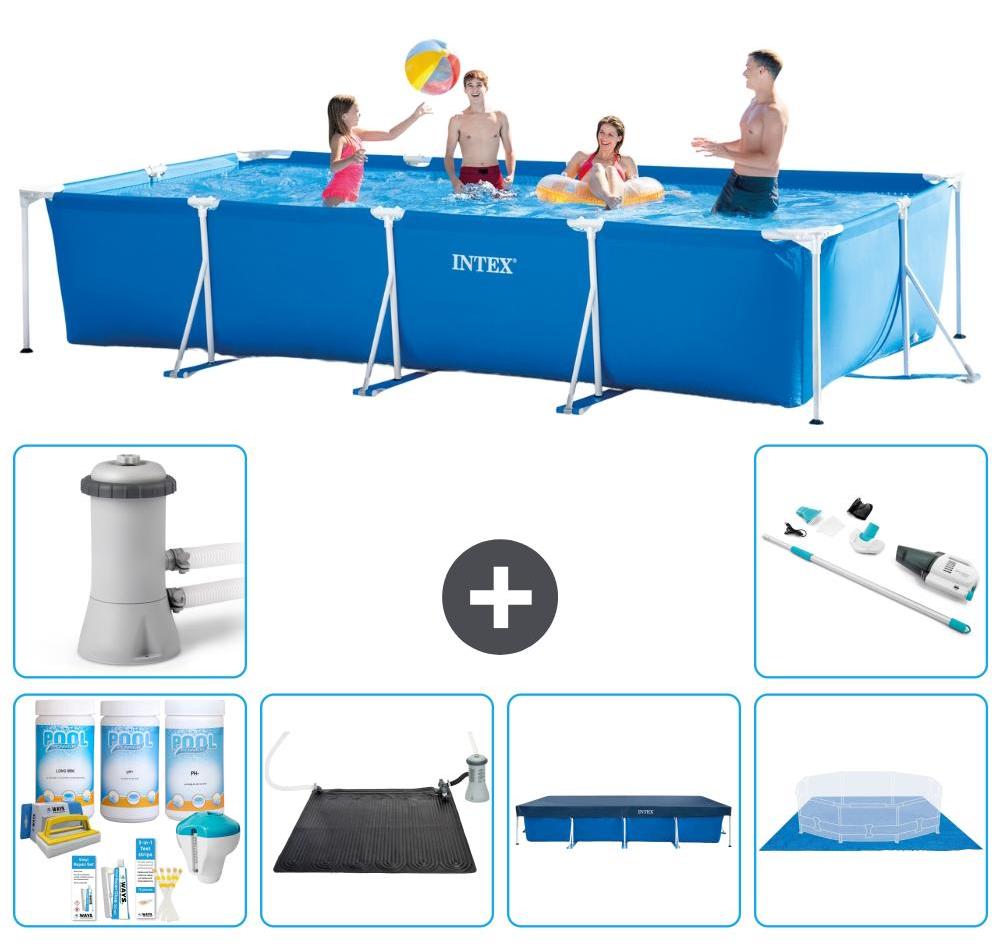 Rechteckiger Frame Pool - 450x220x84 cm - 7-teilig S21130