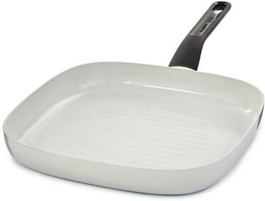 "BergHOFF Leo Glints Nonstick Ceramic Grill Pan 10.25"", Recycled Aluminum, Spirit"