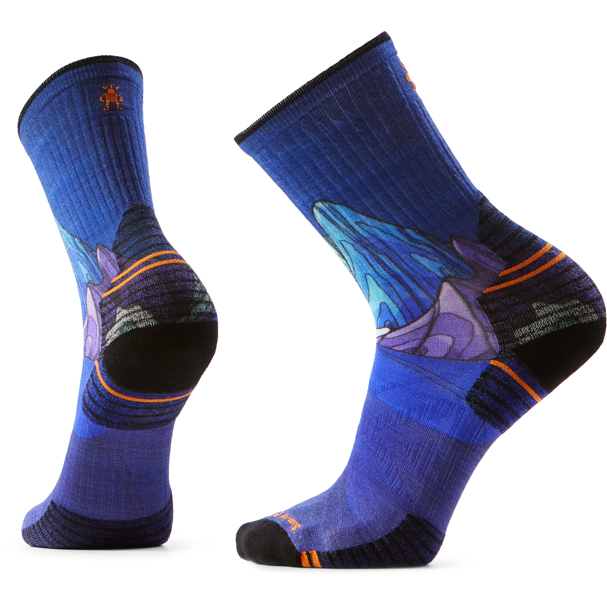 Smartwool Hike Targeted Cushion Mountain Myth Herren Wandersocken blau Größe 42 Trekking Widerstandsfähig Merinowolle