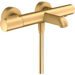 hansgrohe AXOR Citterio M Wannenthermostat Aufputz, 2 Verbraucher, 34435950, Farbe: Brushed Brass