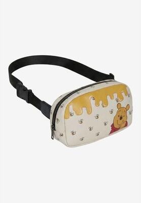 Women's Disney Winnie the Pooh Belt Bag Crossbody Fanny Pack Waist Bag Women by Disney in White (Size ONE SIZE)