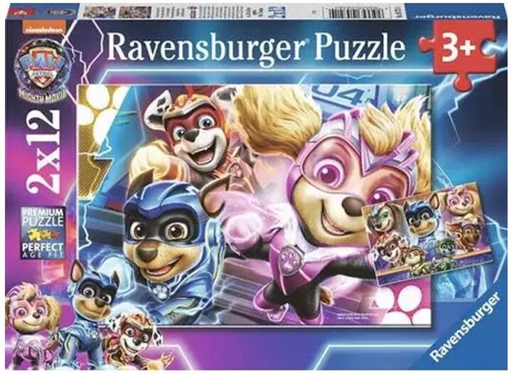 Ravensburger Puzzles 2x12 pièces - Une équipe indestructible / Paw Patrol film 2