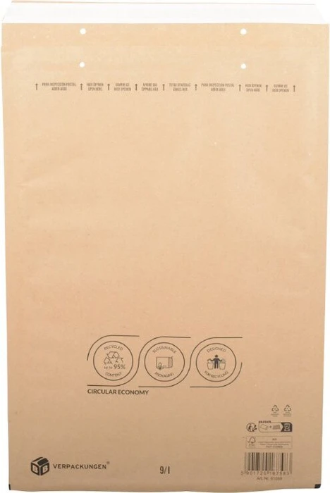 aroFOL CLASSIC 50 Luftpolstertaschen 9/I braun für DIN E4