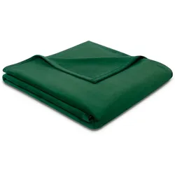Biederlack Kuscheldecke Cotton Sense 150 x 200 cm Baumwolle Grün