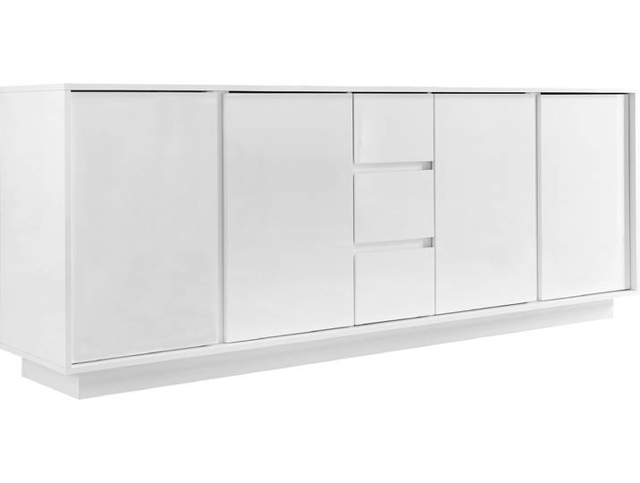 Sideboard HOME AFFAIRE Ice , weiss (weiß hochlglanz lack), Sideboards, Sideboard, grifflos