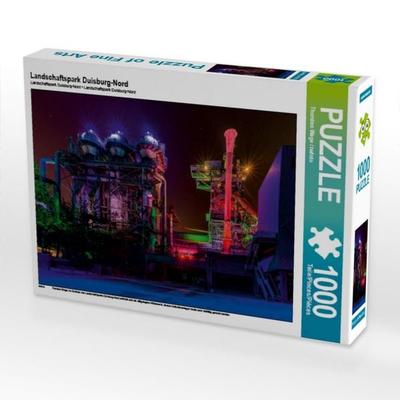 CALVENDO Puzzle Landschaftspark Duisburg-Nord 1000 Teile Puzzle quer | 1000 Teile Lege-Größe 64 × 48 cm Foto-Puzzle für glückliche Stunden