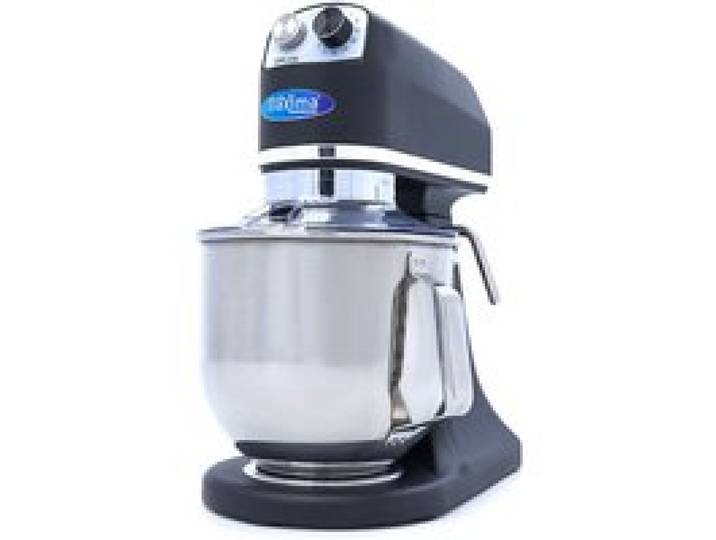 Mixer planétaire professionnel 7 L - 11 vitesses 2 kg de pâte - noir mat