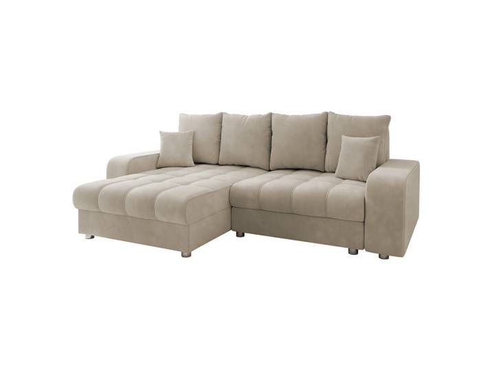 Mirjan24 Ecksofa Kronos, Beige, L-Form,L-Form, 250x166 cm, Wohnzimmer, Sofas & Couches, Wohnlandschaften, Ecksofas