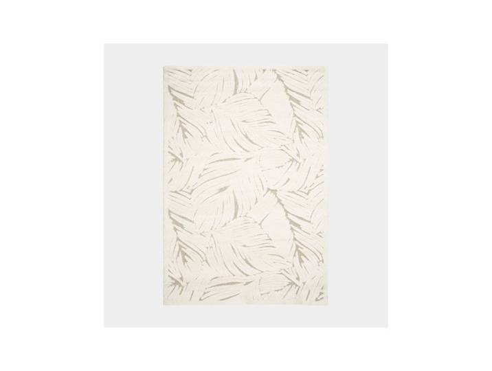 Tapis de salon en matière recyclée - Ode à la nature - Beige et crème - 160 x 230 cm