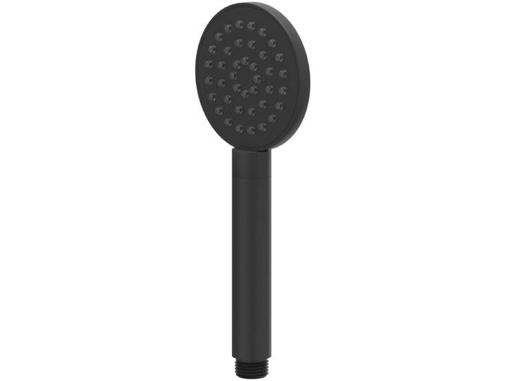 IVY Handdouche Rond 9 cm Satin Spray - Mat Zwart