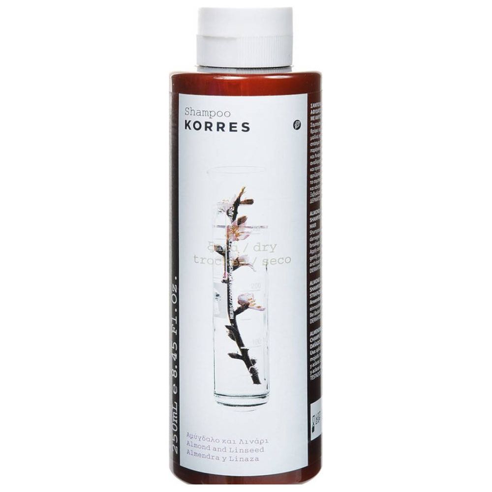 Korres Shampoo Amandel & Lijnzaad ok Nlfrende 250 ml