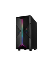 Inter-Tech Gaming-Gehäuse IT-3306 Cavy.1X120mm ARGB-Luefter s retail ATX USB 2.0 3.0 (88881341)