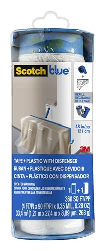 ScotchBlue 3M tape met plastic dispenser PTD2093EL-48-S