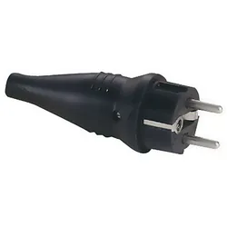ABL Rubber Schuko Connector Male 240 V - CEE7/VII