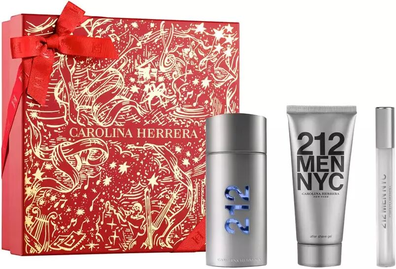 Carolina Herrera 212 NYC Herren 3-teiliges Etui