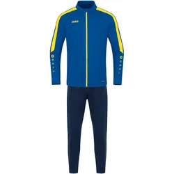 JAKO Power Polyester Trainingsanzug 404 - royal/citro M