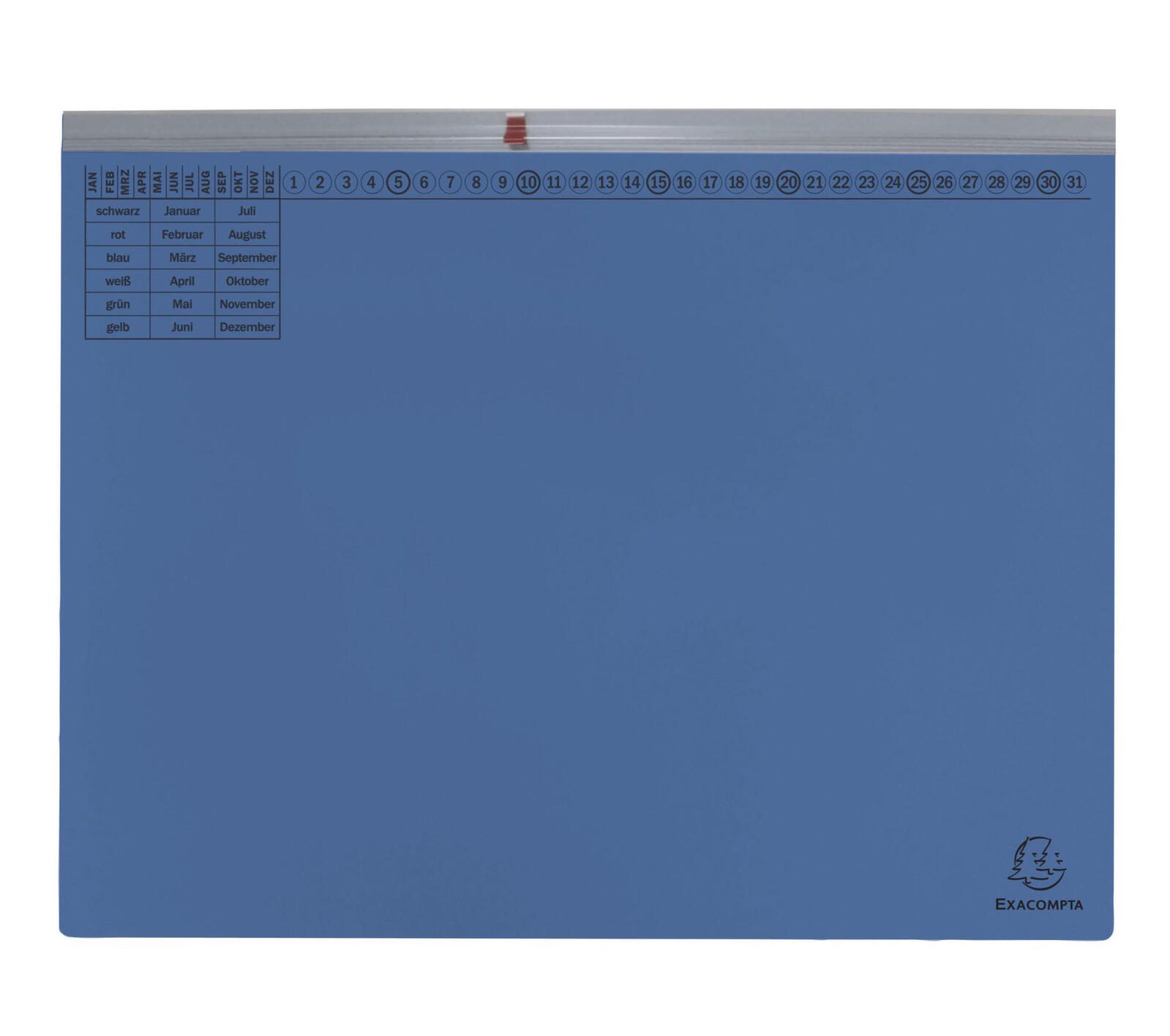 Exacompta Exaflex Premium Hängehefter Amtsheftung DIN A4 blau 370107B