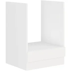EKO White Herdunterschrank 60 Weiss matt Küchenzeile Küchenblock Einbauküche