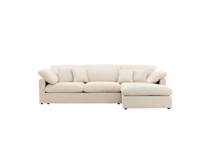 Livetastic Ecksofa, Beige, Kunststoff, L-Form, 297x107 cm, Wohnzimmer, Sofas & Couches, Wohnlandschaften, Ecksofas