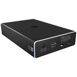 ICY BOX IB-RD2253-C31, externes RAID System für 2x 2,5 SATA HDD zu USB 3.2 Gen 2, RAID 0, 1, SINGLE, LARGE, schwarz 61028