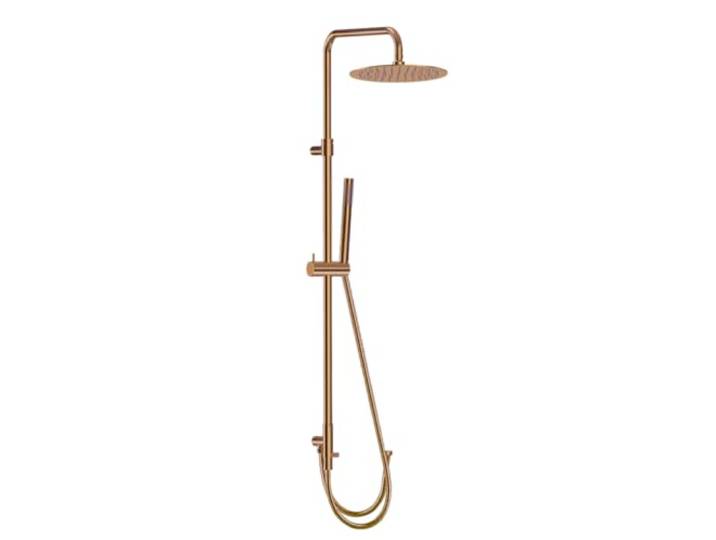 Essebagno Luisa II colonne de douche cuivre brossé sans mitigeur