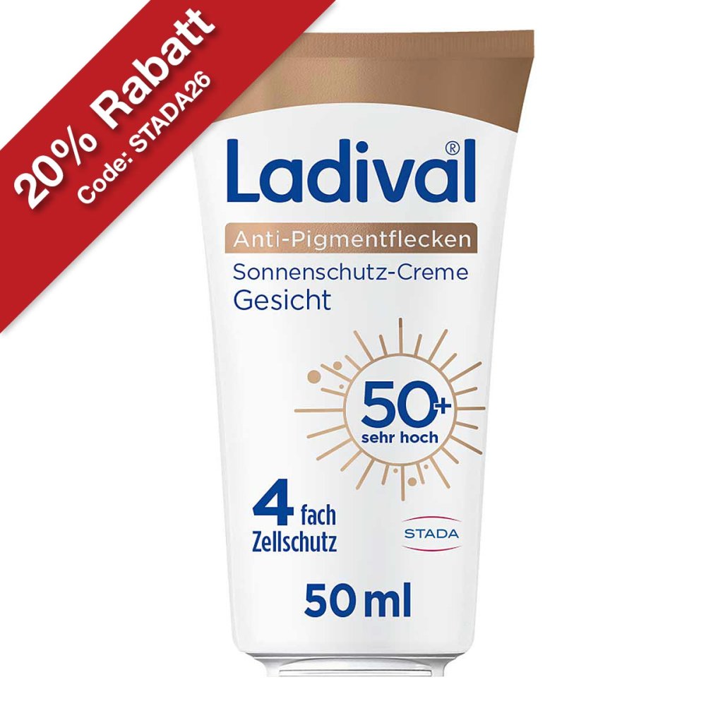 STADA Consumer Health Deutschland GmbH Ladival Anti-Pigmentflecken Sonnenschutz-Creme Gesicht LSF 50+ 19362757