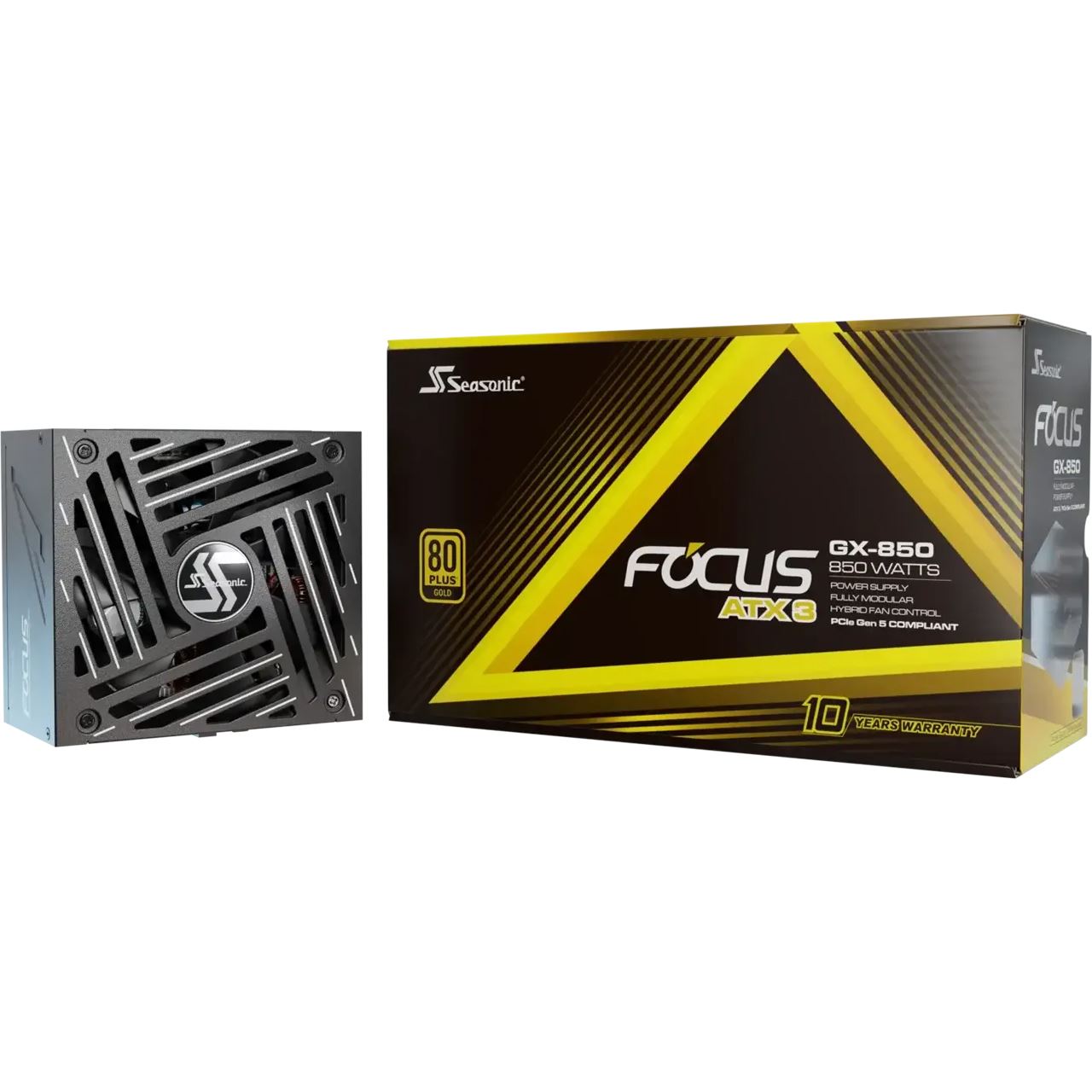 850 Watt Seasonic Focus GX-850 Modular 80+ Gold
