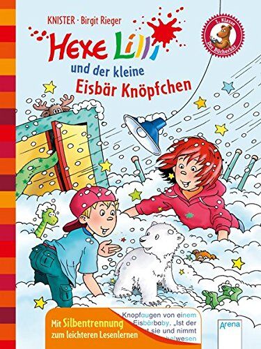 Knister - Hexe Lilli und der kleine Eisbär Knöpfchen: Der Bücherbär. Hexe Lilli für Erstleser. Mit Silbentrennung zum leichteren Lesenlernen: - Preis vom 17.10.2026 19:25:27 h