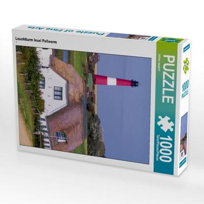 CALVENDO Puzzle Leuchtturm Insel Pellworm | 1000 Teile Lege-Größe 64x48cm Foto-Puzzle für glückliche Stunden