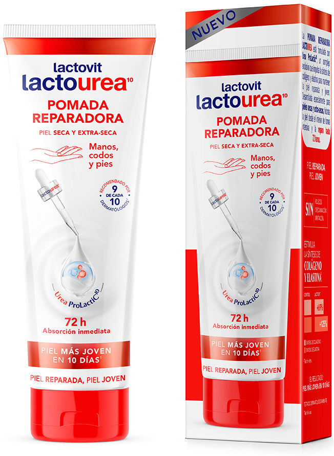 Lactovit LACTO-UREA pomada reparadora manos 75 gr
