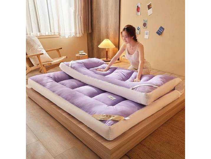 MIAOXIAO Japanische Bodenmatratze Dicke Futon Matratze Tatami-Matte Liegenunterlage Faltbare Rollmatratze Jungen Mädchen Schlafsaal Matratzen,3,180x200cm/71x79inch