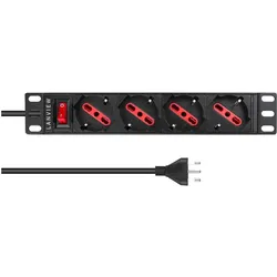 Lanview 1U 10 inch 4 port Type F/J, USV Zubehör