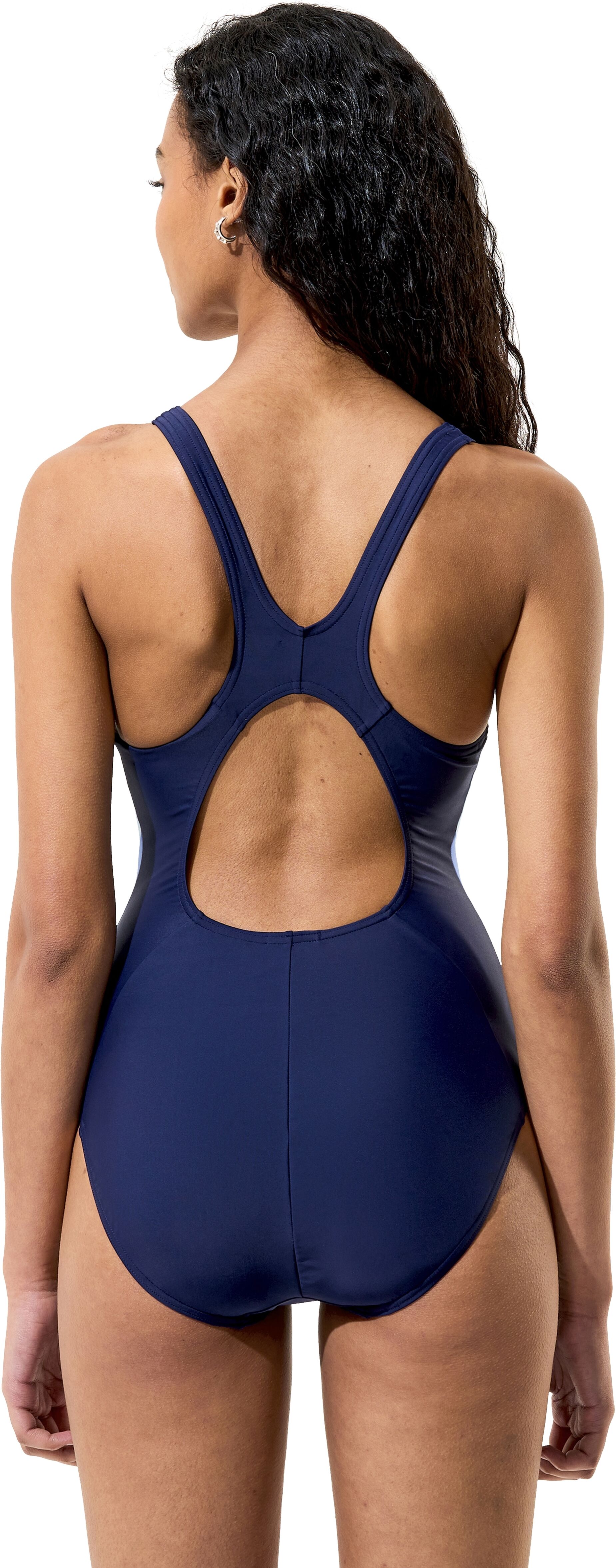 Badeanzug SPEEDO, Damen, Gr. 38, N-Gr, nvy, ltblu, Obermaterial: 80% Polyester, 20% Elasthan, Badeanzüge Badeanzug, mit Formbeständigkeit, chlorbeständig, pillingbeständige Oberfläche nvy, ltblu 38, N-Gr