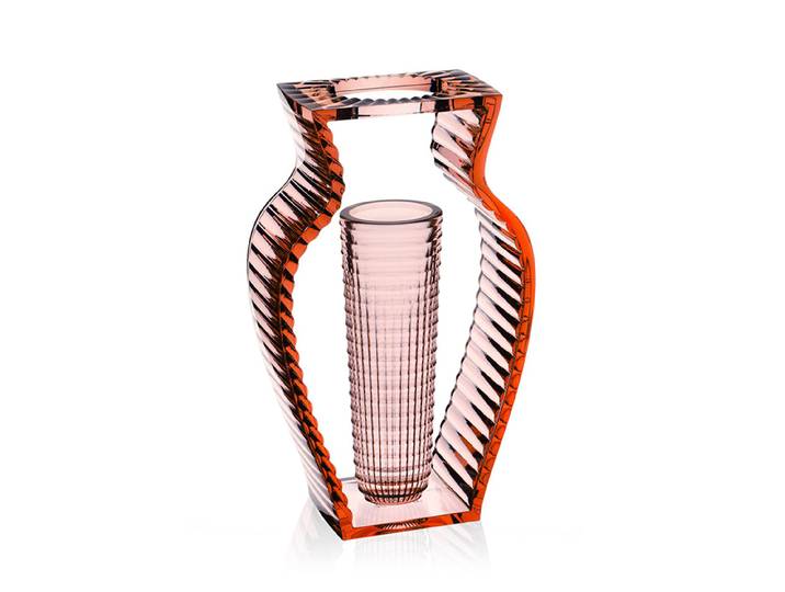 KARTELL vase I SHINE (Rose - PMMA transparent)