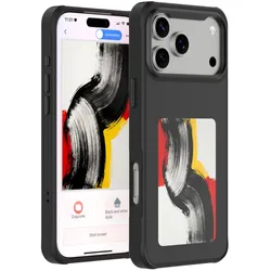 4smarts E-Ink Cover mit NFC-Display für iPhone 17 Pro Max, Qi2 ready