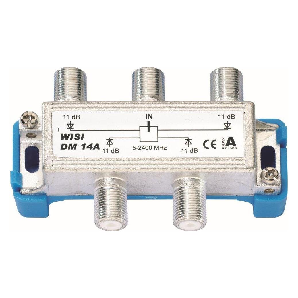 WISI Verteiler DM 14A 4-fach SAT 5-2400MHz 11dB (16579)
