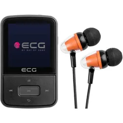 ECG PMP 30 8GB schwarz / MP3 MP4 Player / 1,5" / 8GB / MicroSD / Radio FM (8 GB), MP3 Player + Portable Audiogeräte, Schwarz
