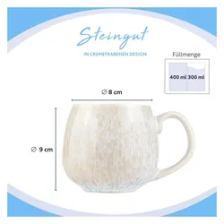 Sänger Geschirr, Tasse, Santorini (300 ml, 4x)
