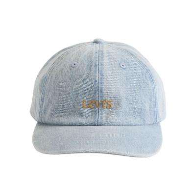 Baseball Cap LEVI'S "CLUB LOGO", Herren, im cold in here hat, Denim/Jeans, Baumwolle, Caps, mit Logostickerei